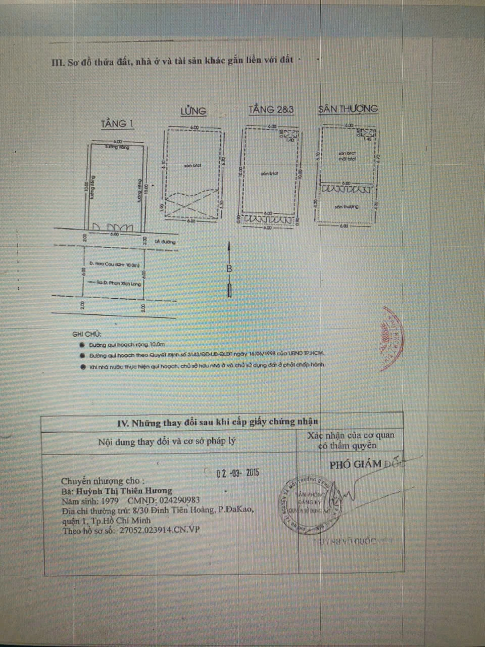 Bán nhà mặt tiền 50D Hoa cau Phường Cầu Kiệu, Hồ Chí Minh giá 30 tỷ