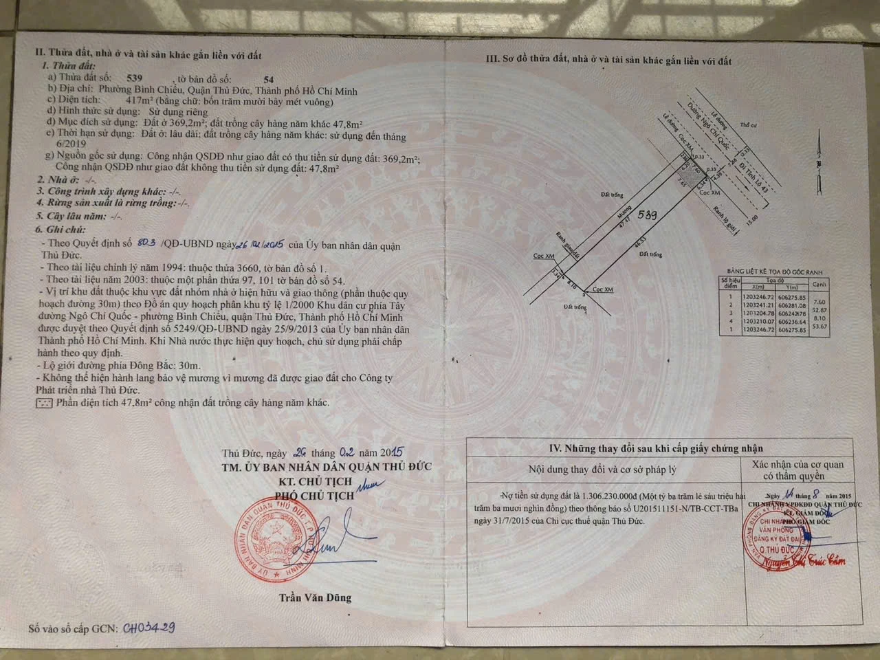 Bán nhà mặt tiền 147A Ngô Chí Quốc, Phường Tam Bình, Hồ Chí Minh giá 22 tỷ  300 triệu