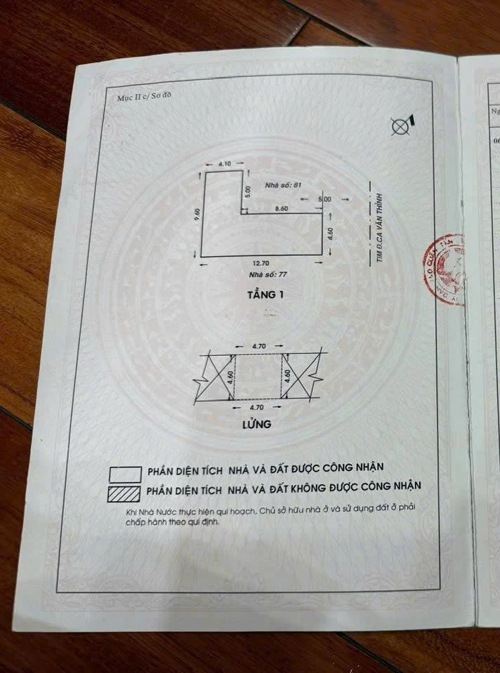 Bán nhà mặt tiền 79 ca văn thỉnh, Phường Tân Bình, Hồ Chí Minh giá 12 tỷ  500 triệu