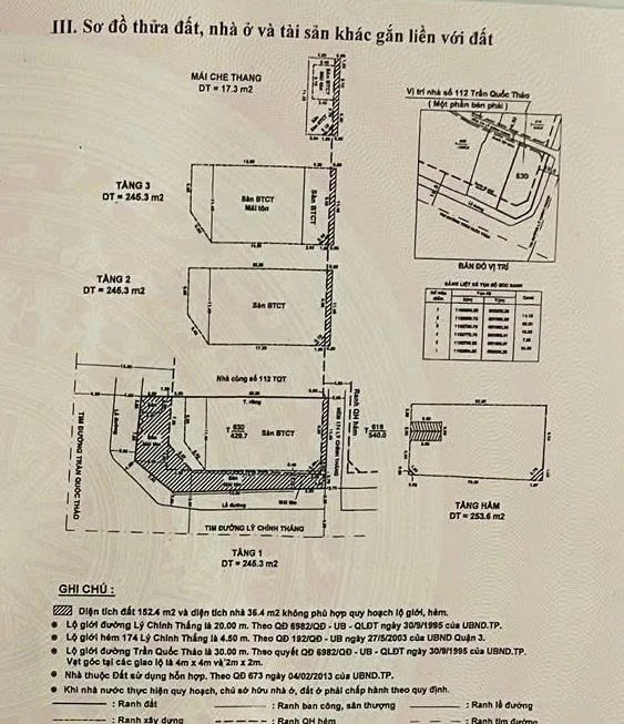 Bán nhà mặt tiền 112 trần quốc thảo, Phường Bàn Cờ, Hồ Chí Minh giá 330 tỷ
