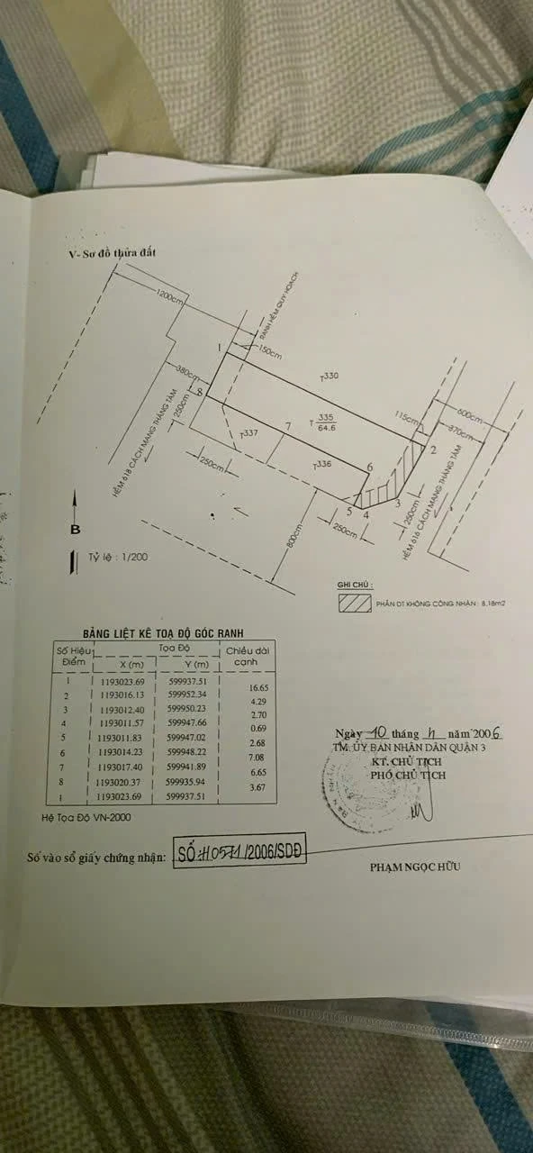 Bán nhà 616/6 Cách Mạng Tháng 8, Phường Nhiêu Lộc, Hồ Chí Minh giá 13 tỷ  500 triệu