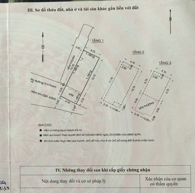Bán nhà 247/31 Hoàng Hoa Thám, Phường Đức Nhuận, Hồ Chí Minh giá 9 tỷ