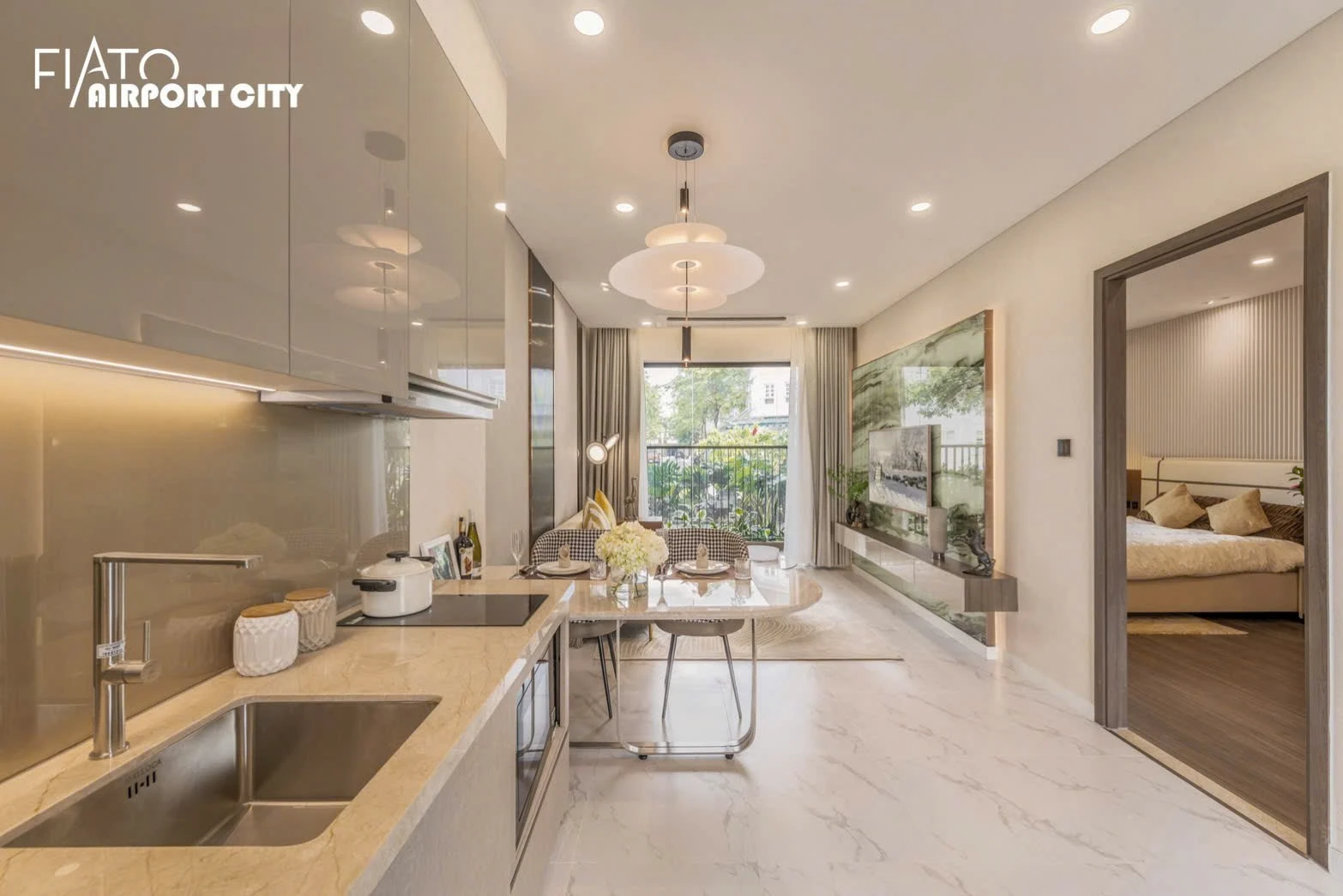 Sang Nhượng căn Fiato City 1Pn, 53m2, Tháp G Giá 2tỷ 030