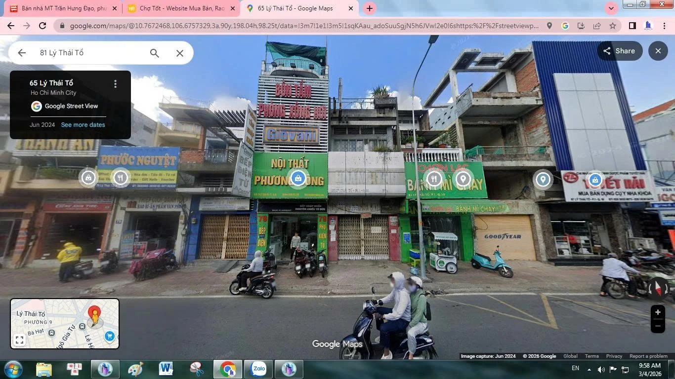 Bán nhà  81 Lý Thái Tổ, Phường Vườn Lài, Hồ Chí Minh giá 23 tỷ