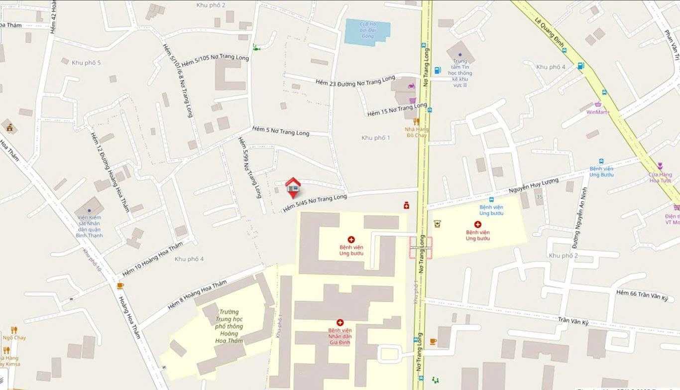 Bán nhà 5/45/5 Nơ Trang Long, Phường Gia Định, Hồ Chí Minh giá 22 tỷ