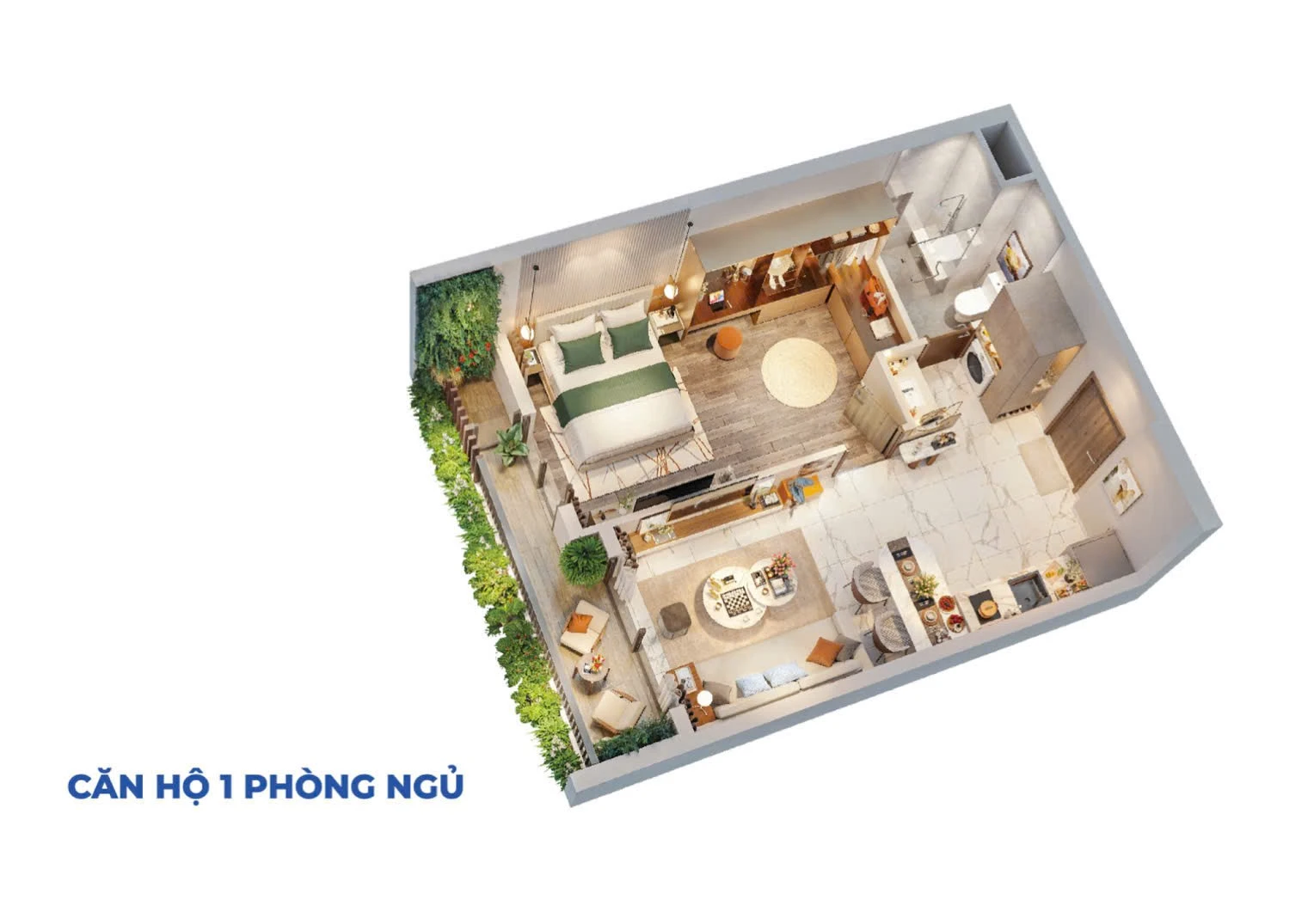 Bán Căn Fiato Airport City 1PN 53m2 View Nội Khu Đẹp Chỉ 2 tỷ Hơn