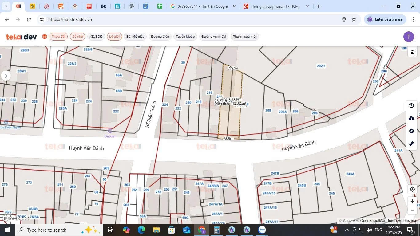 Bán nhà mặt tiền 212 - 214 Huỳnh Văn Bánh, Phường Phú Nhuận, Hồ Chí Minh giá 64 tỷ