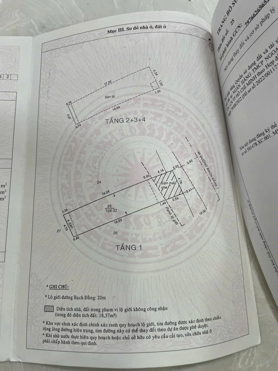 Bán nhà mặt tiền B102 bạch đằng, Phường Tân Sơn Hòa, Hồ Chí Minh giá 25 tỷ