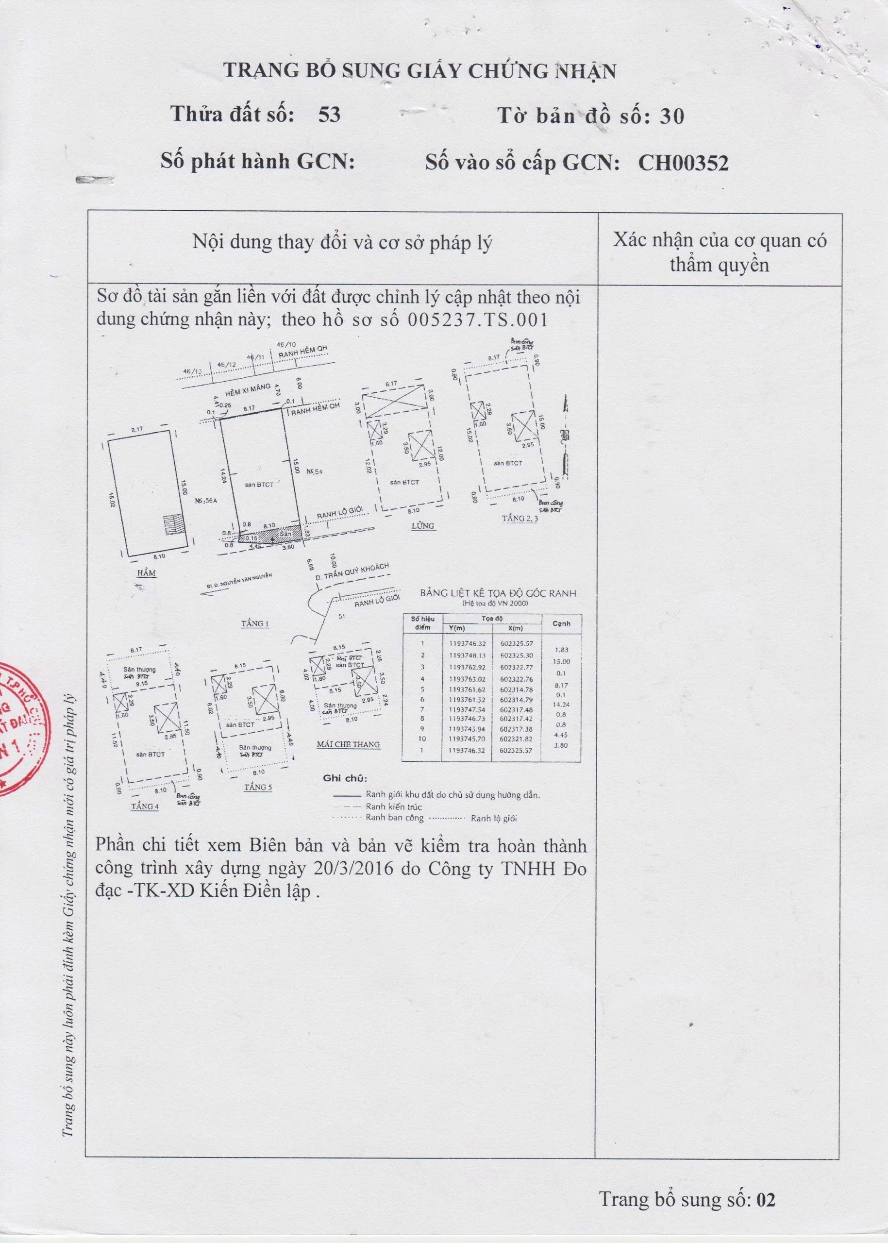 Bán chung cư Mini, CHDV 56 trần quý khoách, Phường Tân Định, Tp Hồ Chí Minh giá 72 tỷ