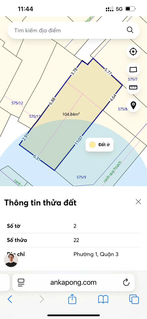 Bán CHDV 575/10 Điện Biên Phủ, Phường Bàn Cờ, Tp Hồ Chí Minh giá 32 tỷ
