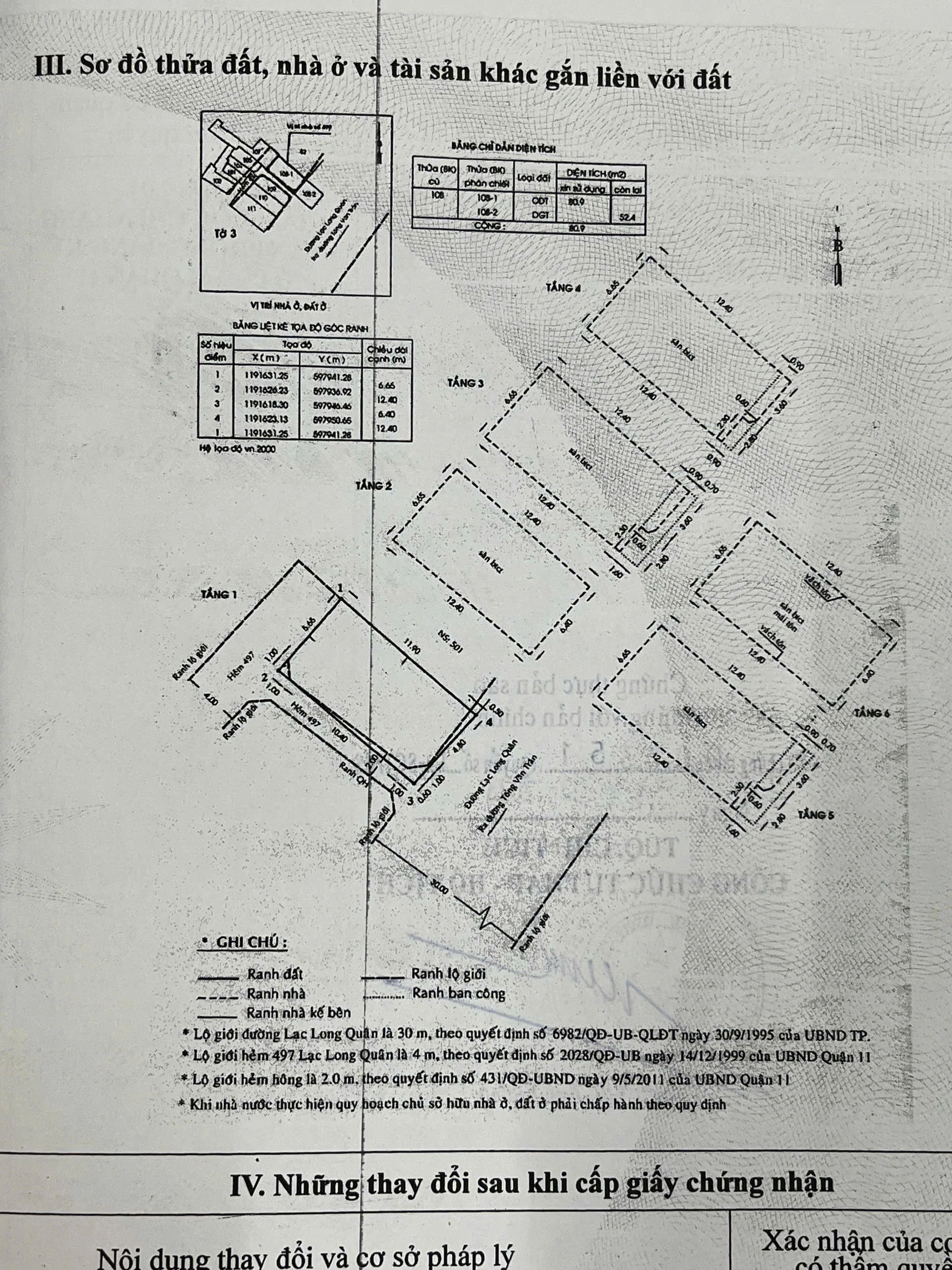 Bán nhà mặt tiền 499 Lạc Long Quân, Phường Hòa Bình, Tp Hồ Chí Minh giá 27 tỷ
