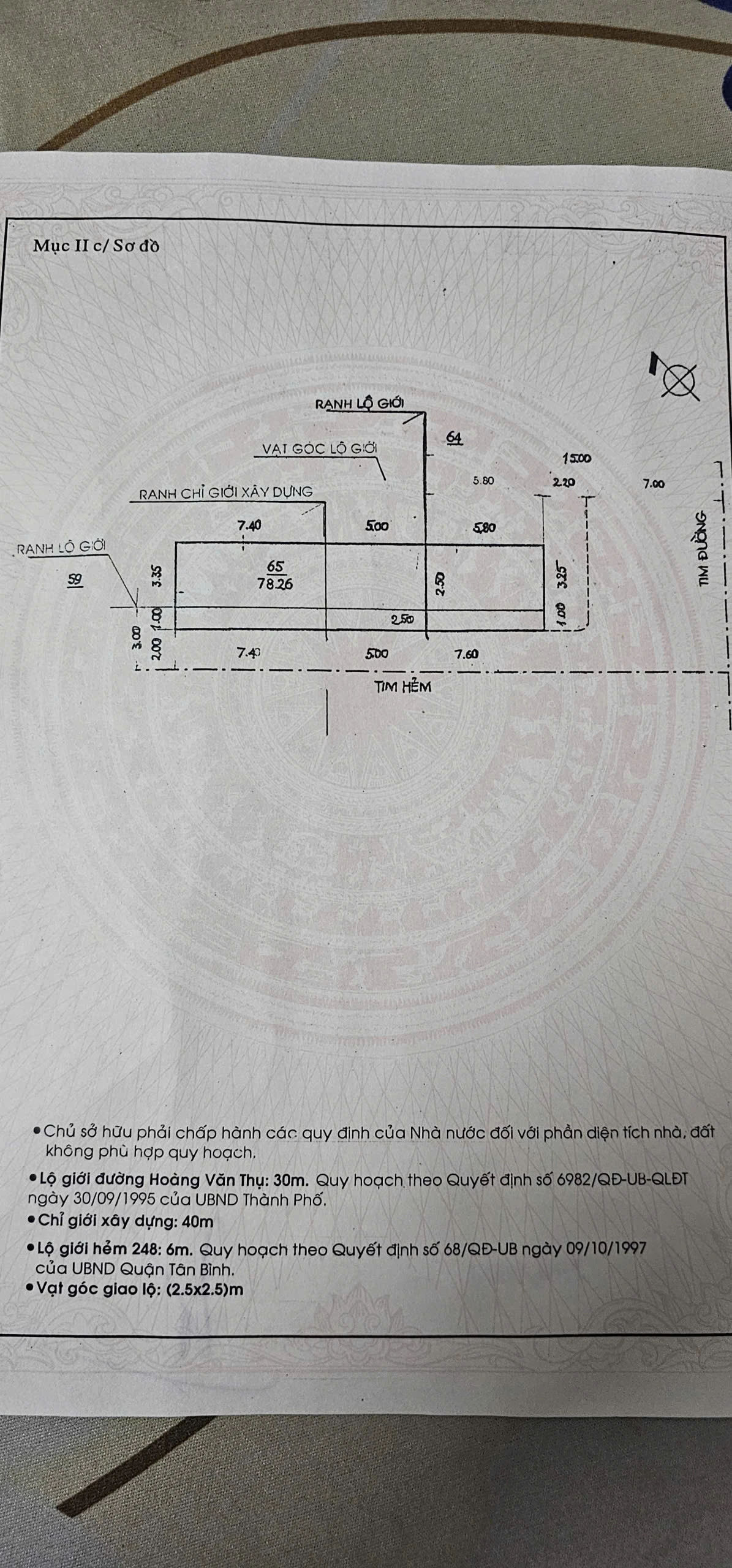 Bán nhà mặt tiền 284 Hoàng Văn Thụ, Phường Tân Sơn Nhất, Tp Hồ Chí Minh giá 18 tỷ  200 triệu