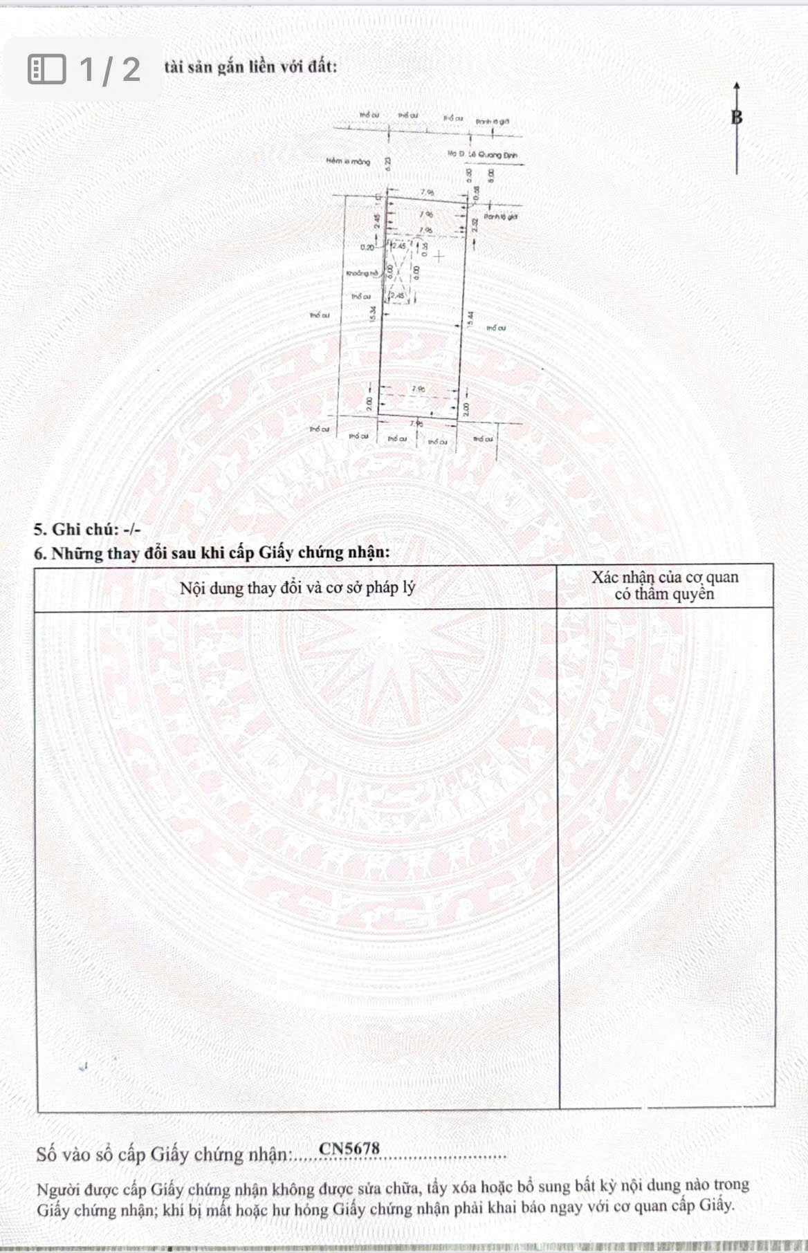 Bán CHDV 199/57a Lê Quang Định, Phường Gia Định, Tp Hồ Chí Minh giá 45 tỷ  500 triệu