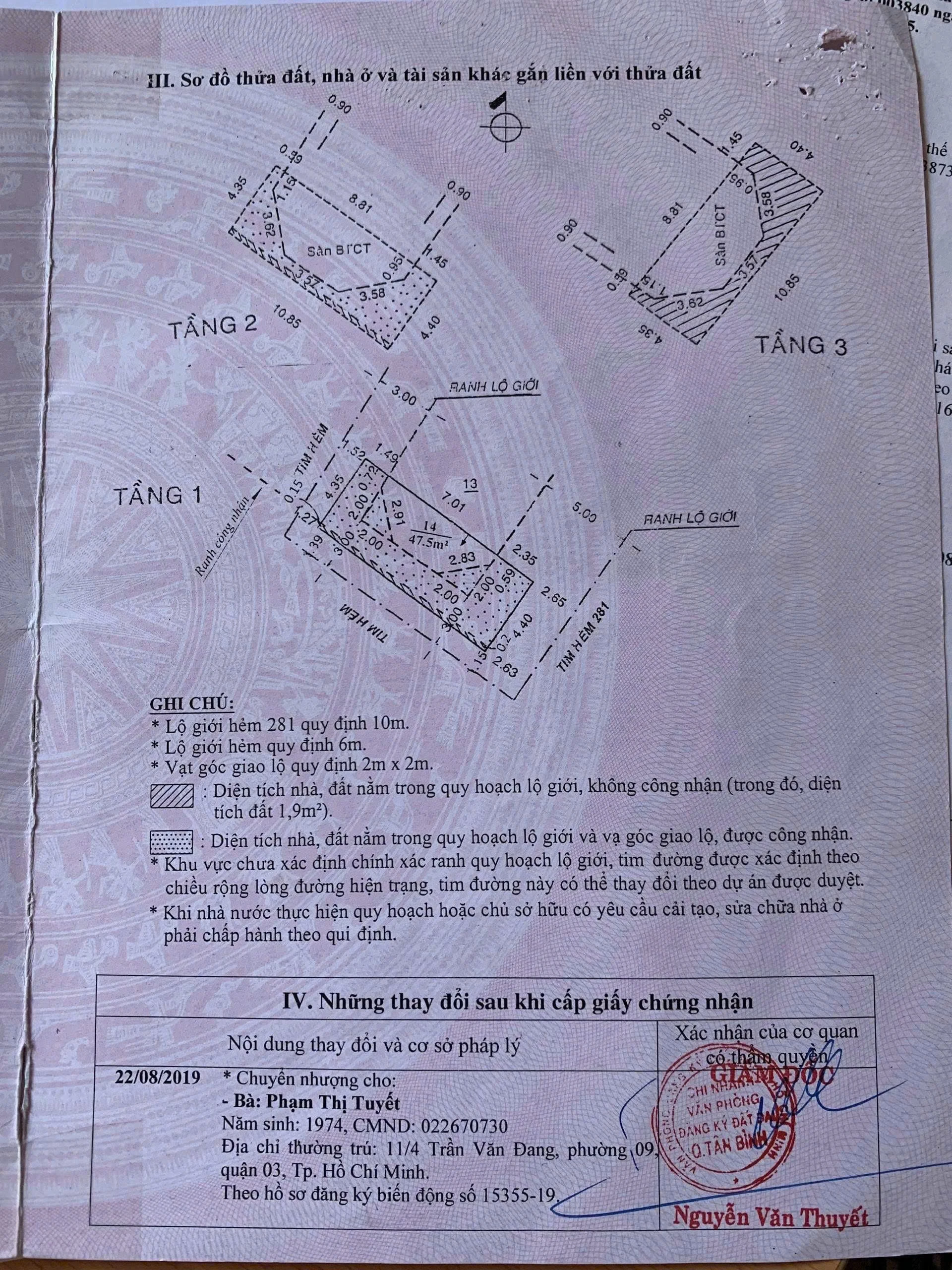Bán nhà 281/42 Lê Văn Sỹ, Phường Tân Sơn Nhất, Tp Hồ Chí Minh giá 12 tỷ  500 triệu