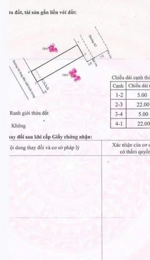 BÁN LÔ ĐẤT 2 MẶT TIỀN ĐƯỜNG A5 – KHU GARA QUYỀN, TP QUY NHƠN