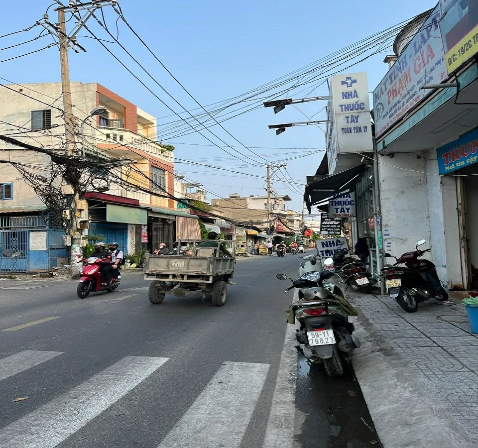 Bán nhà mặt tiền KD Trung Mỹ-Tân Xuân, Bà Điểm, Tp HCM, 87m2, trệt, lửng.