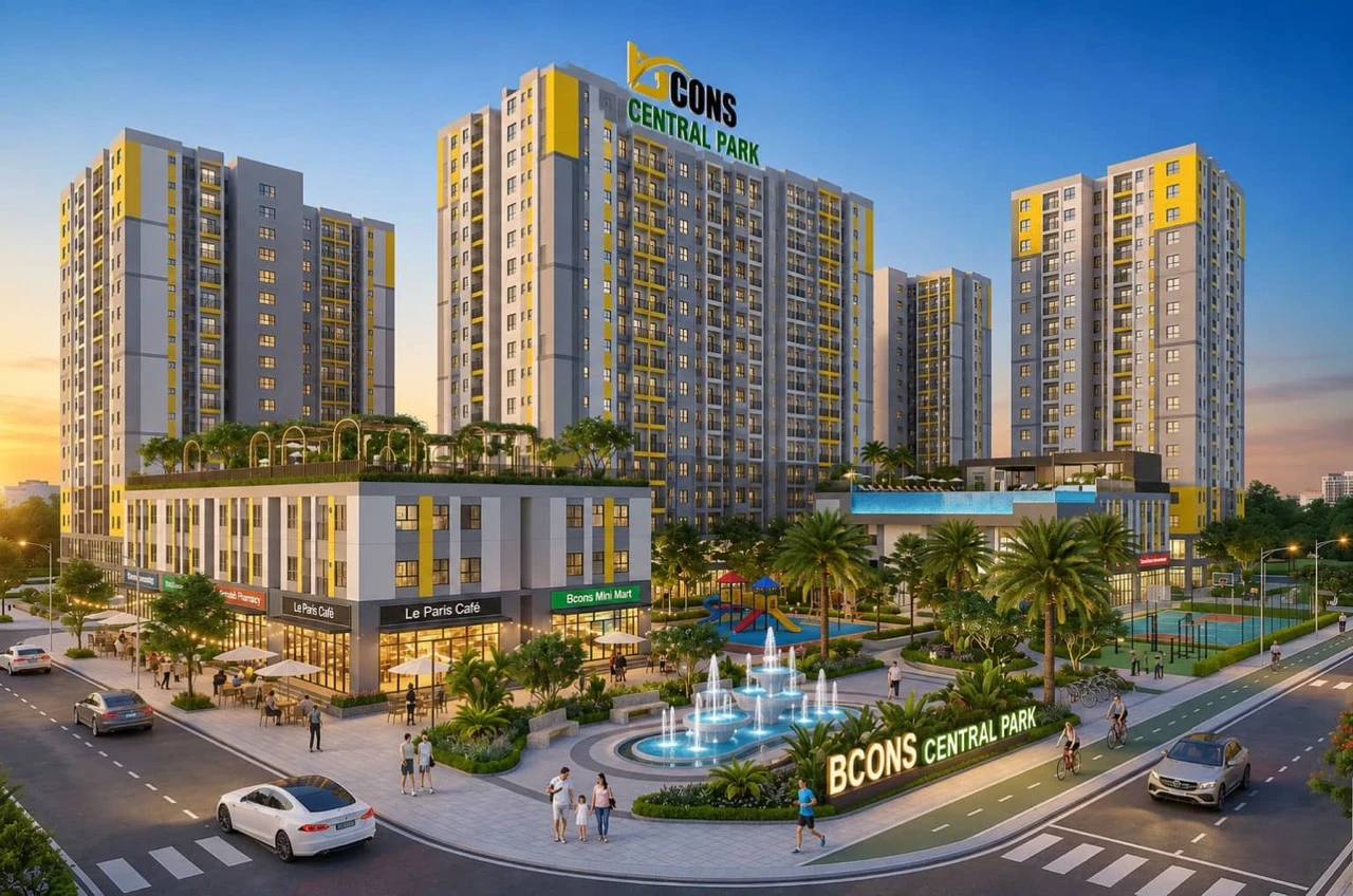 Cho thuê căn hộ chung cư dự án Bcons Central Park Tam Hiệp, Đồng Nai