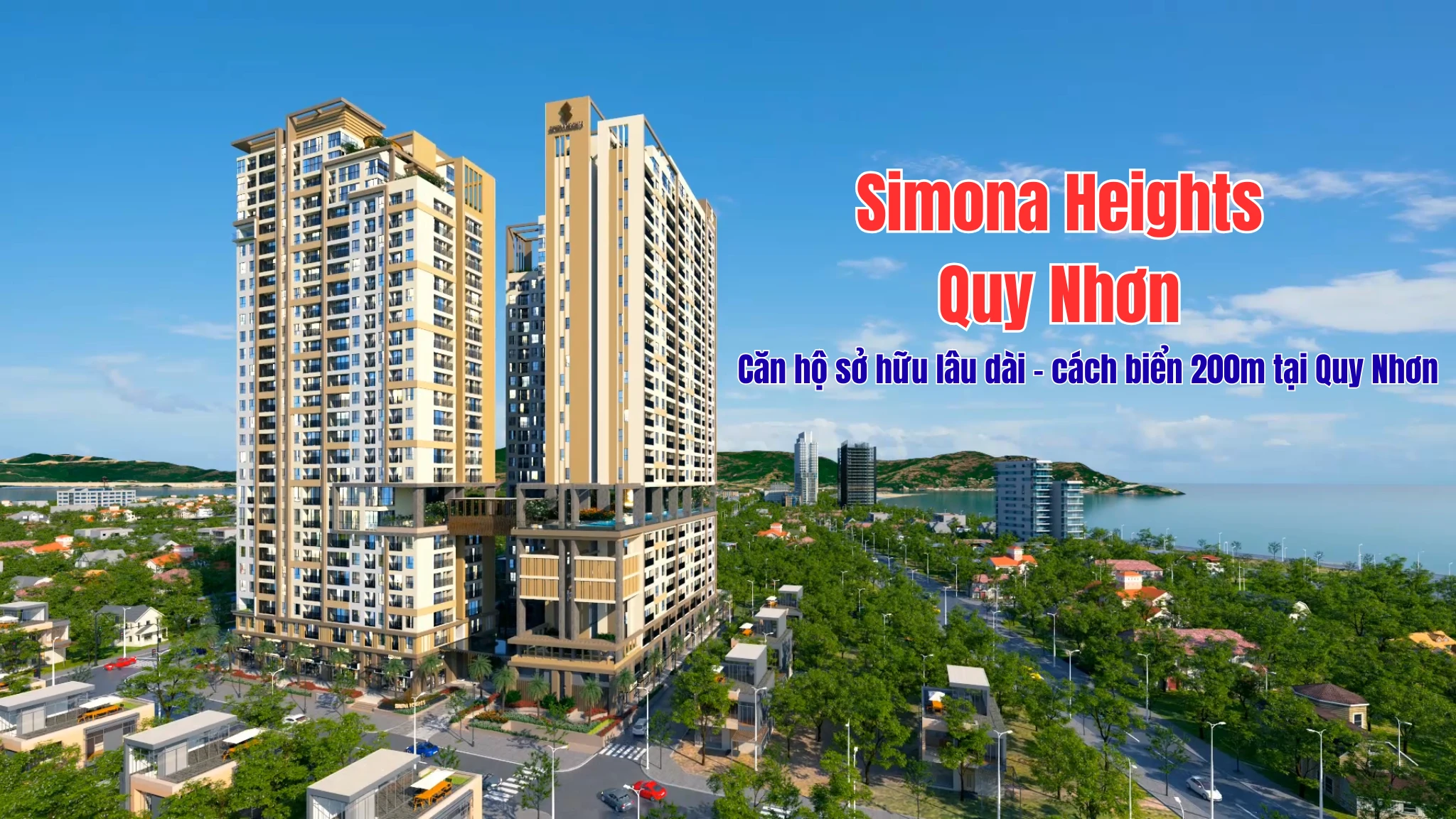 Còn 2 căn góc cuối cùng của dự án Căn hộ biển Quy Nhơn