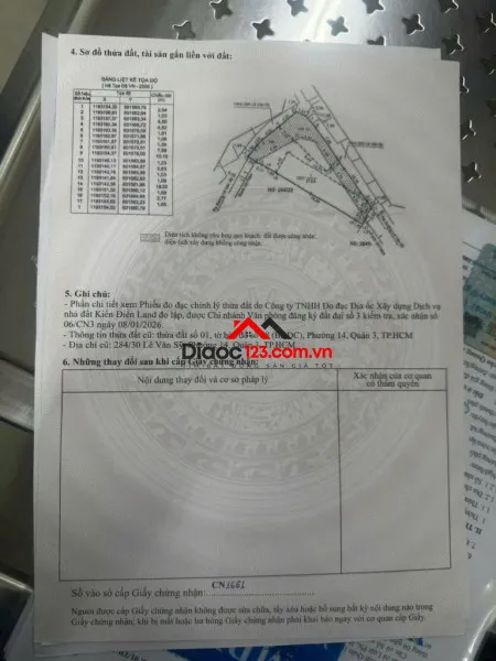 Bán nhà 284/30 lê văn sỹ, phường nhiêu lộc, tp hồ chí minh giá 26 tỷ