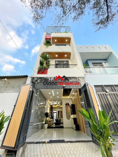 Bán nhà 1 trệt 2 lầu sân thượng gần tu viện khánh an an phú đông