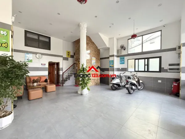 Tòa chdc 5 tầng xây mới - lê quang định bình thạnh - 106m2(7.3 x 15) - thang máy - chỉ 27.9 tỷ.