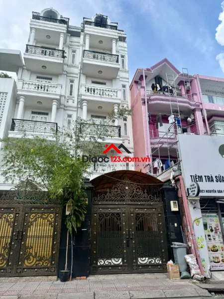 22 tỷ! bán mặt tiền có thang máy nguyễn văn đậu bình thạnh - 4,4x18m - 6 tầng