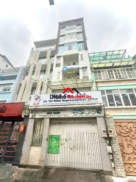38.5 tỷ! bán mặt tiền đặng văn ngữ, phú nhuận – 103,1m² (5.6x18.5m), hầm 8 tầng, hđt 60tr