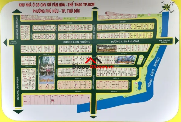 Bán nền đất biệt thự kdc sở văn hoá thông tin , đường liên phường, q9