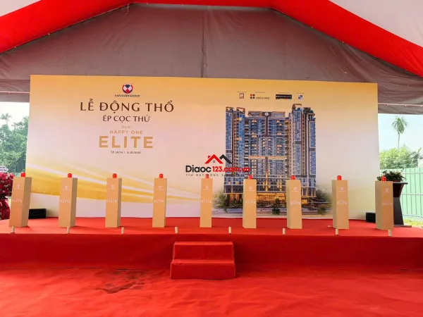 🔥 lễ động thổ happy one elite – khởi đầu hành trình kiến tạo chuẩn sống mới