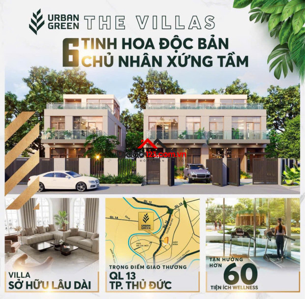 THE 6 VILLAS URBAN GREEN THỦ ĐỨC – TINH HOA ĐỘC BẢN