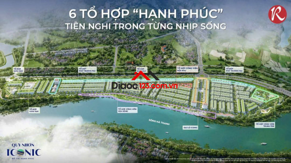 Đất nền dự án Quy Nhơn Iconic giai đoạn 1 giá chỉ từ 22,5tr/m2