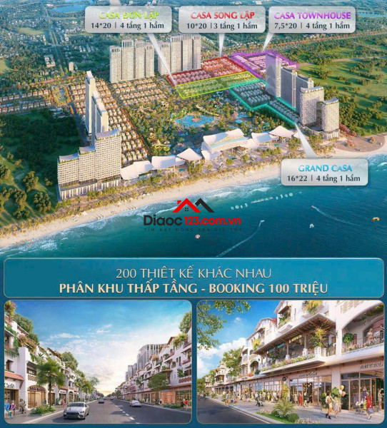 MỞ BÁN ĐỢT 1 BLANCA CITY  VŨNG TÀU – PHÂN KHU CASA THẤP TẦNG CAO CẤP