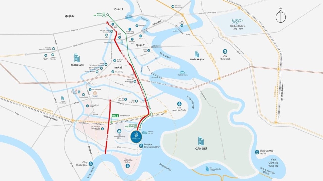 Vị trí Hiệp Phước Premia – Tâm điểm kết nối khu Nam