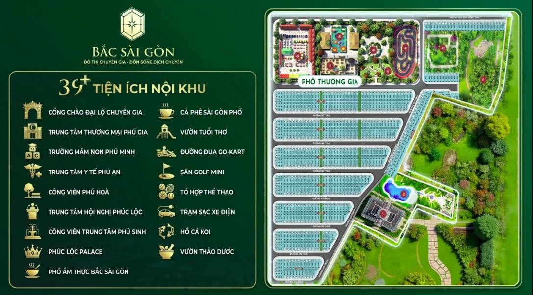Hệ thống tiện ích nội khu tại Dự án Bắc Sài Gòn