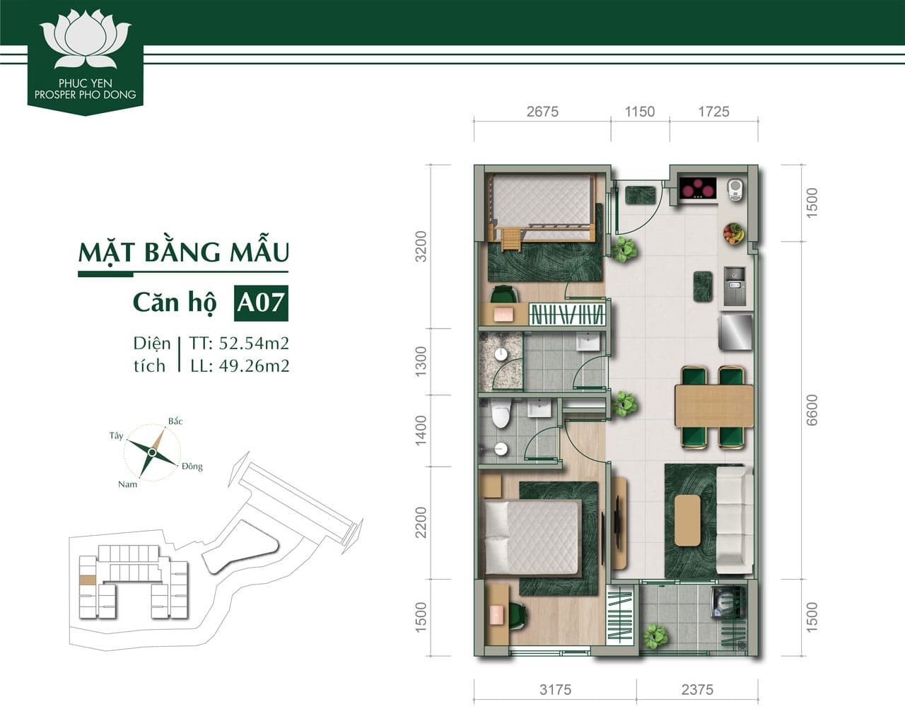 MẶT BẰNG THIẾT KẾ CHI TIẾT CĂN HỘ