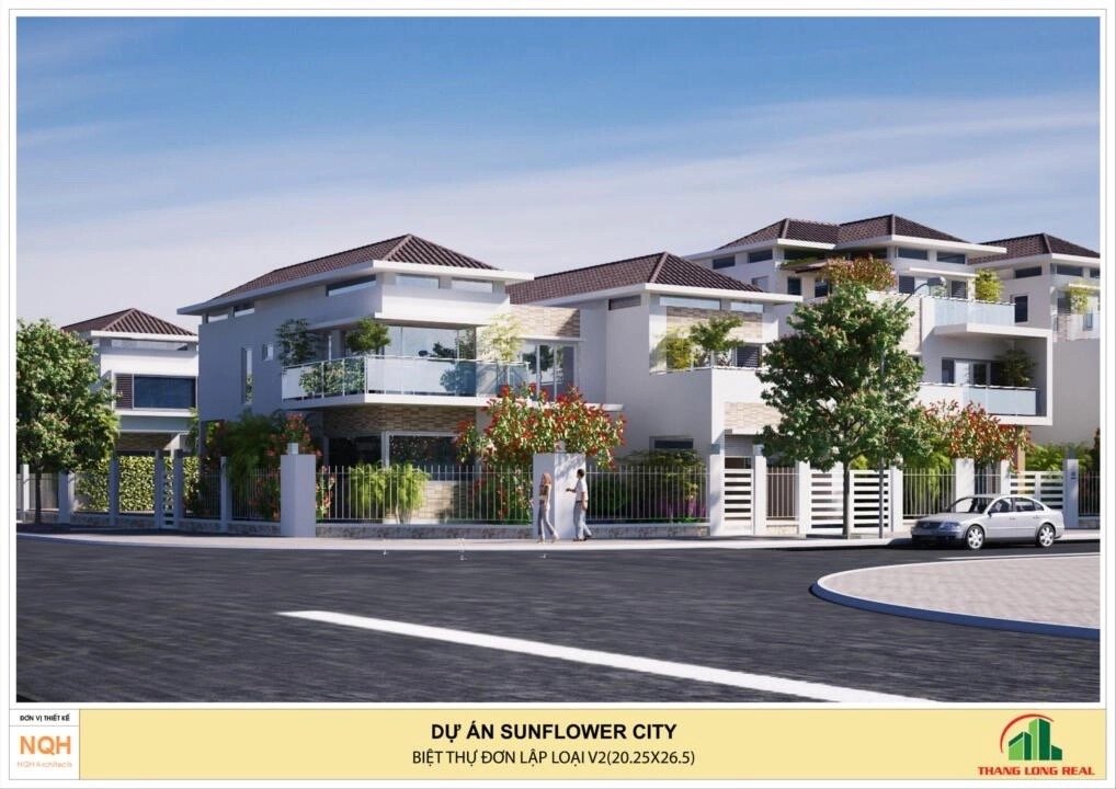 Mẫu Biệt Thự Đơn Lập 20x26,5m