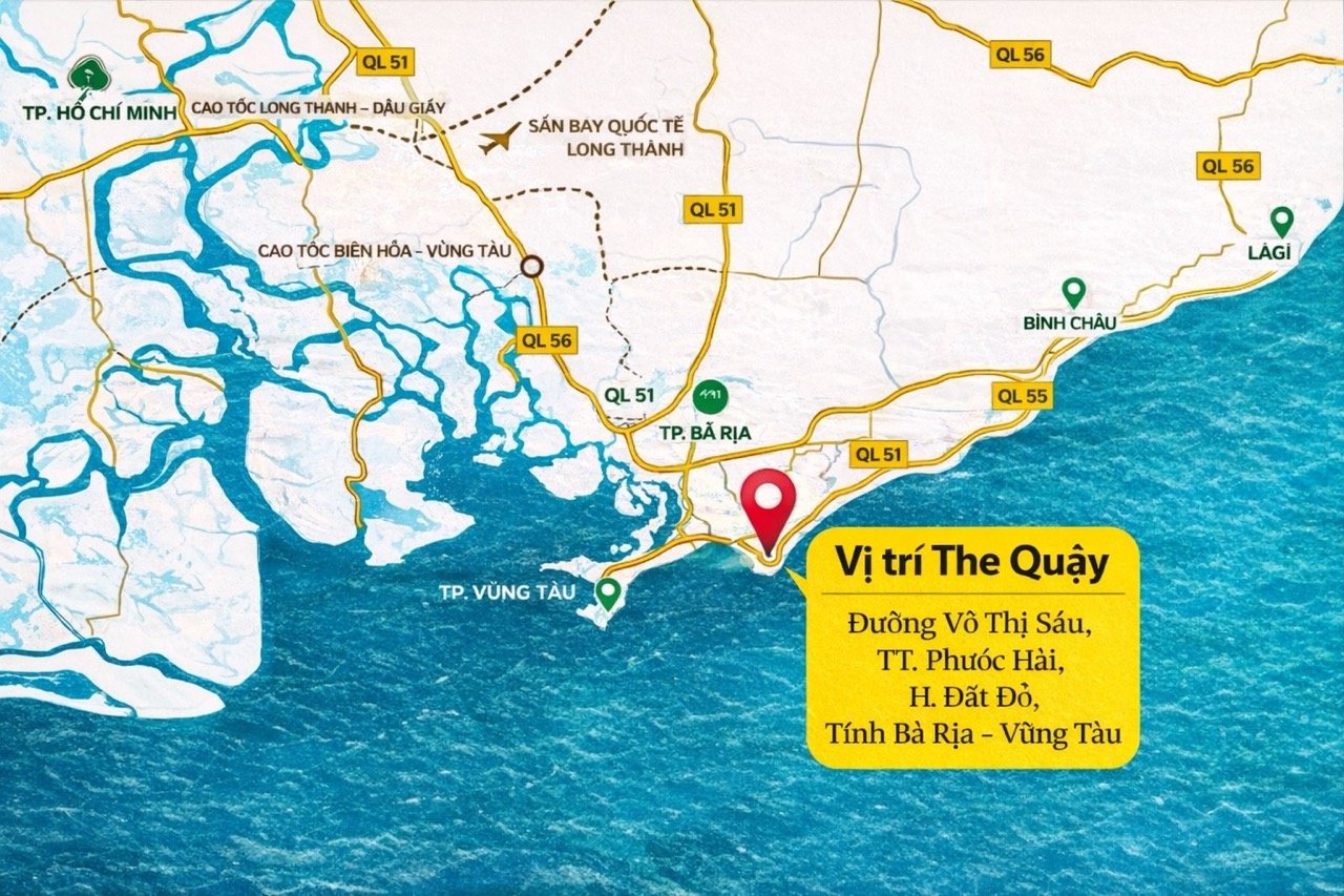 Vi trí dự án The Quậy Complex