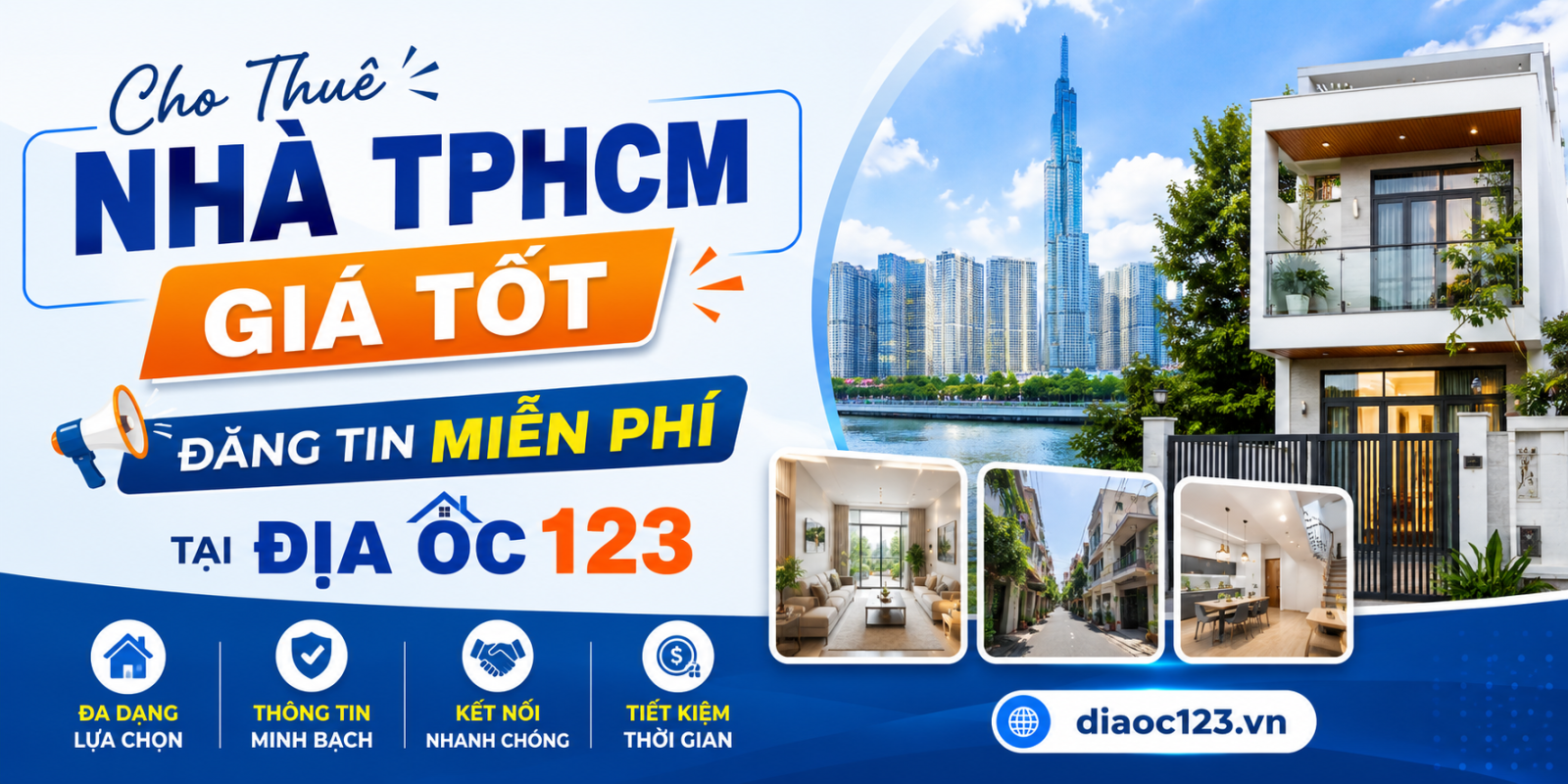 Cho Thuê Nhà TPHCM Giá Tốt – Đăng Tin Miễn Phí Tại Địa Ốc 123