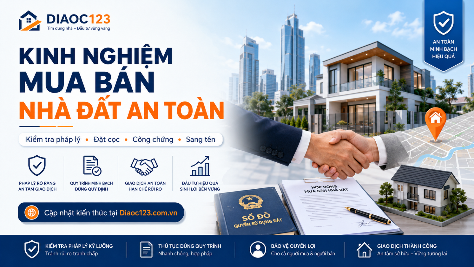 Kinh Nghiệm Mua Bán Nhà Đất An Toàn, Hạn Chế Rủi Ro