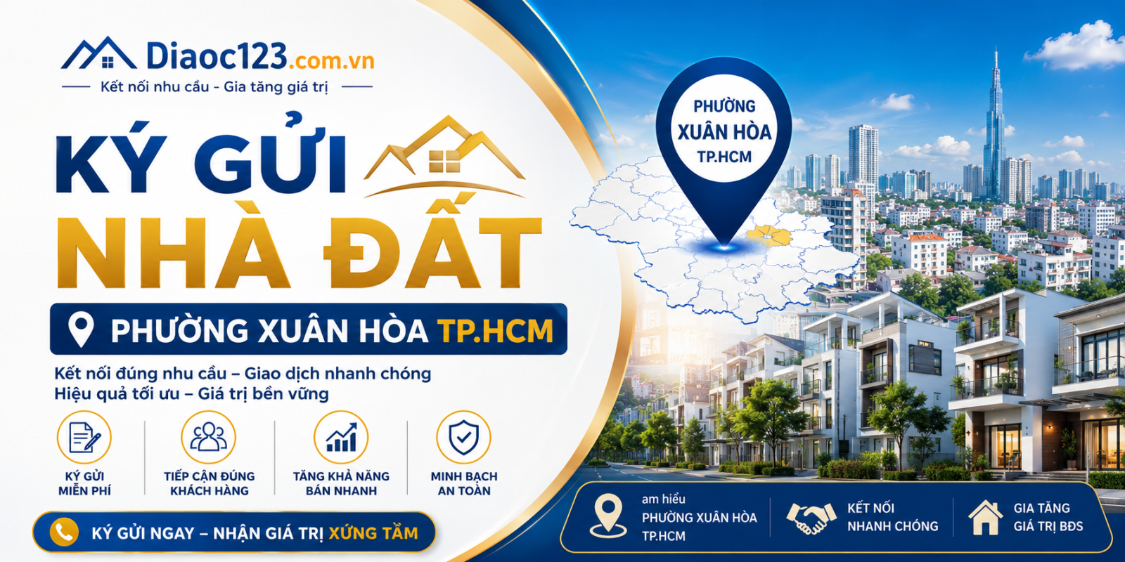Ký Gửi Nhà Đất Phường Xuân Hòa TP.HCM
