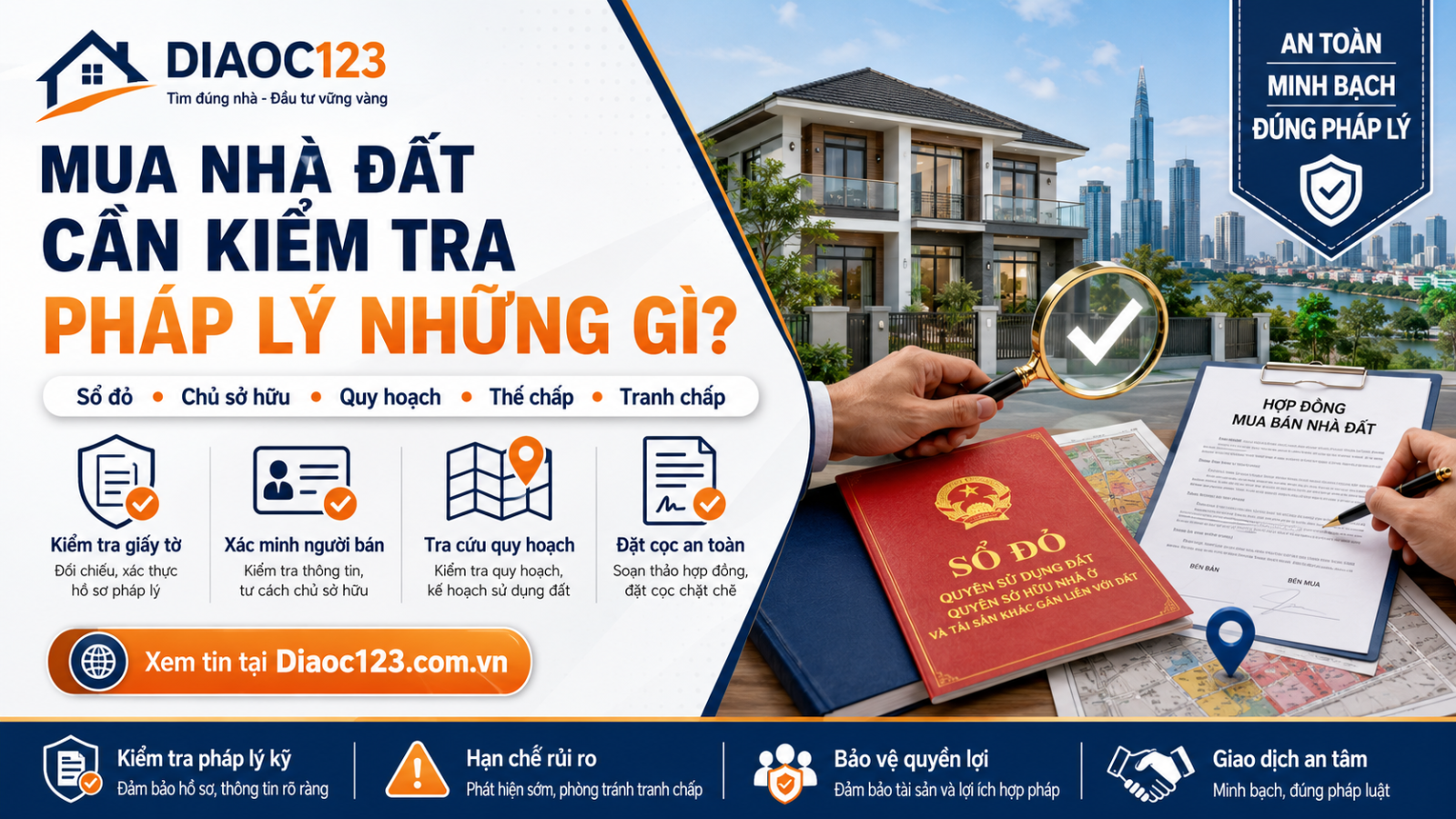 Mua Nhà Đất Cần Kiểm Tra Pháp Lý Những Gì?