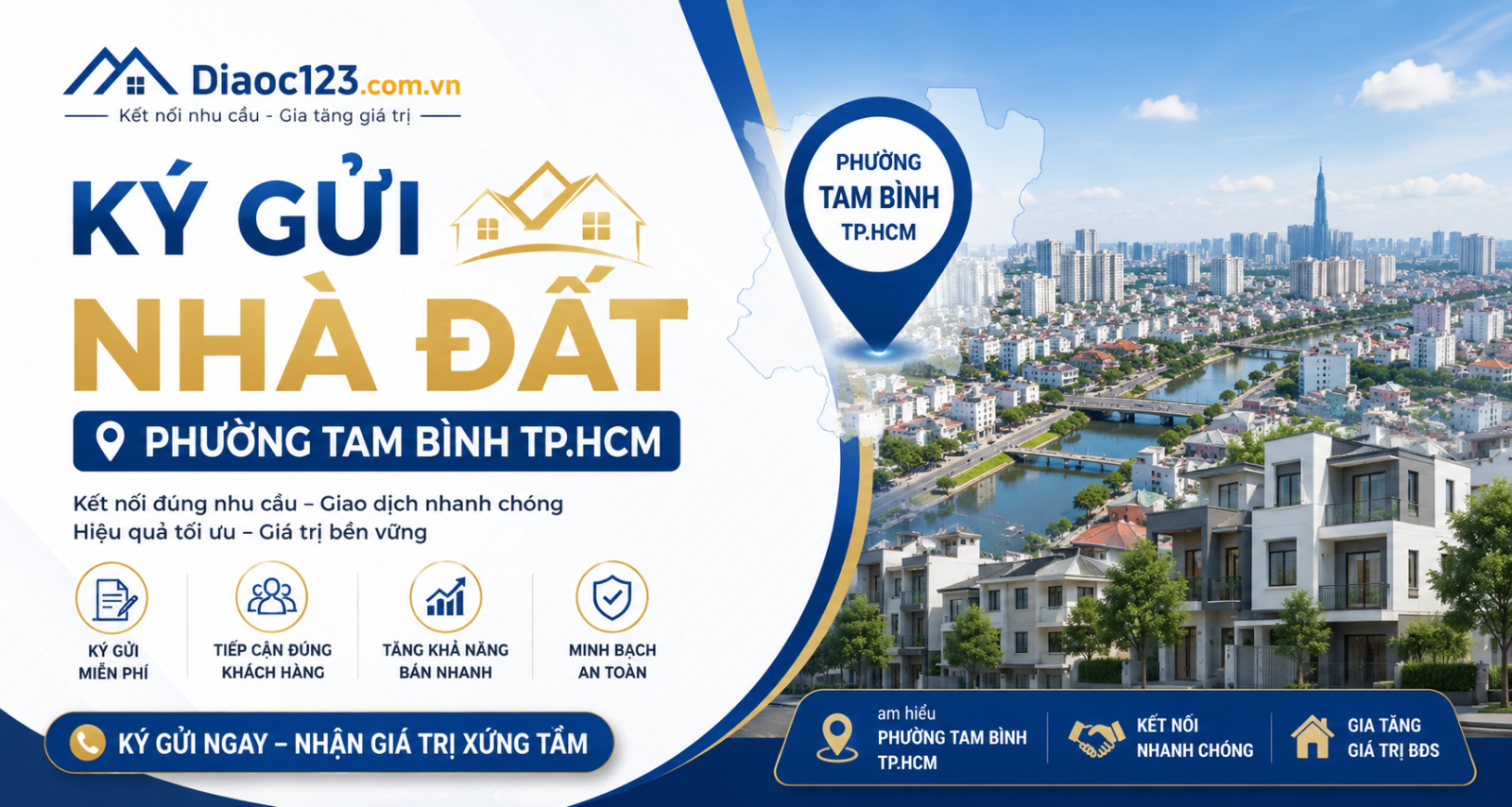 Ký Gửi Nhà Đất Phường Tam Bình TP.HCM- Đăng tin Miễn Phí