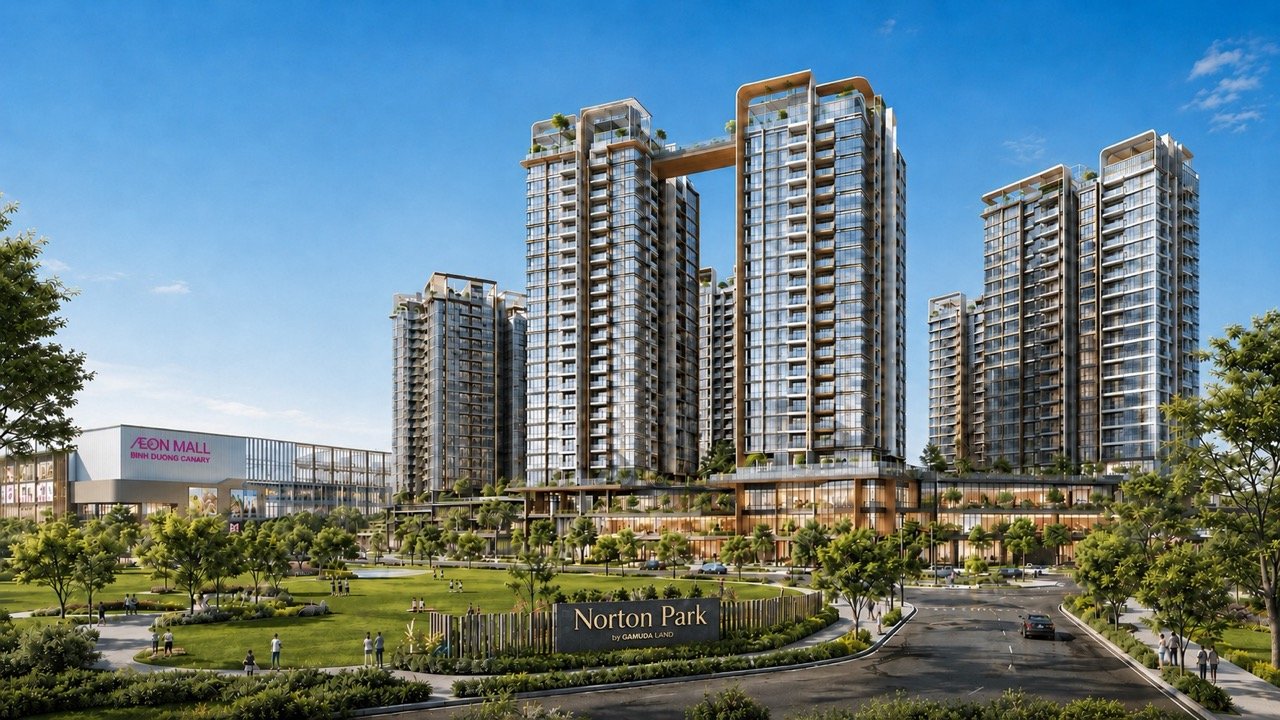 Norton Park – Tâm điểm căn hộ sinh thái mới của Gamuda Land tại Bình Dương