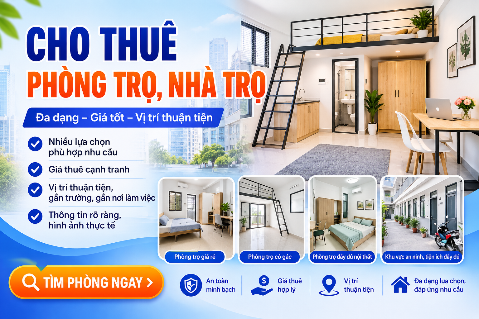 Kinh nghiệm tìm phòng trọ, nhà trọ giá tốt: 7 tiêu chí cần kiểm tra trước khi thuê