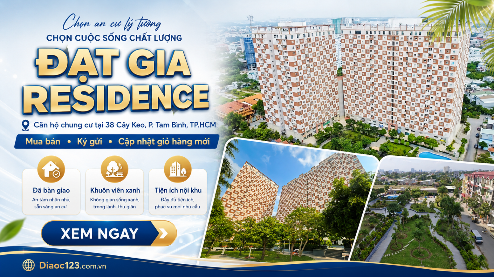 Đạt Gia Residence Ở Đâu? Địa Chỉ Chung Cư Đạt Gia Mới Nhất