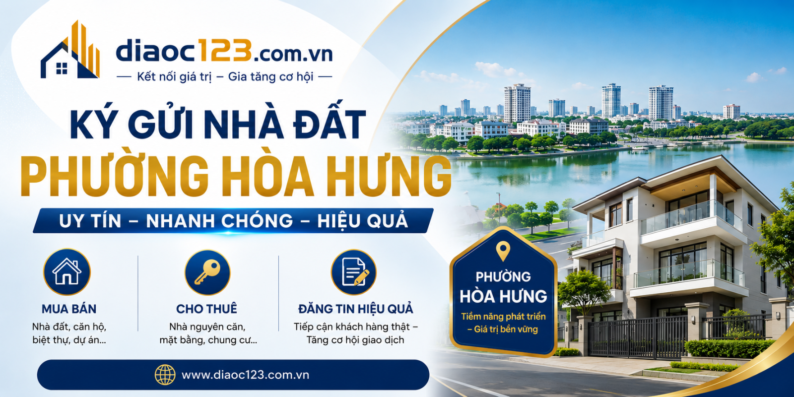 Ký Gửi Nhà Đất Phường Hòa Hưng