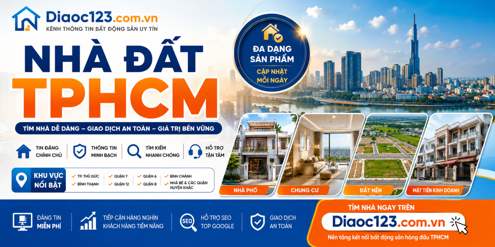 Nhà đất TPHCM tiếp tục là thị trường bất động sản sôi động nhất cả nước
