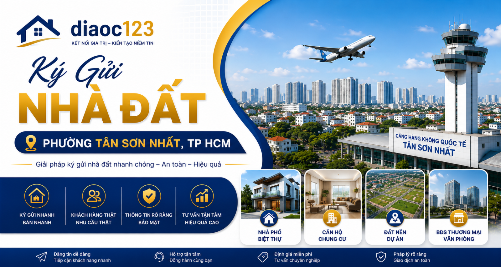 Ký Gửi Nhà Đất Phường Tân Sơn Nhất, Tp HCM
