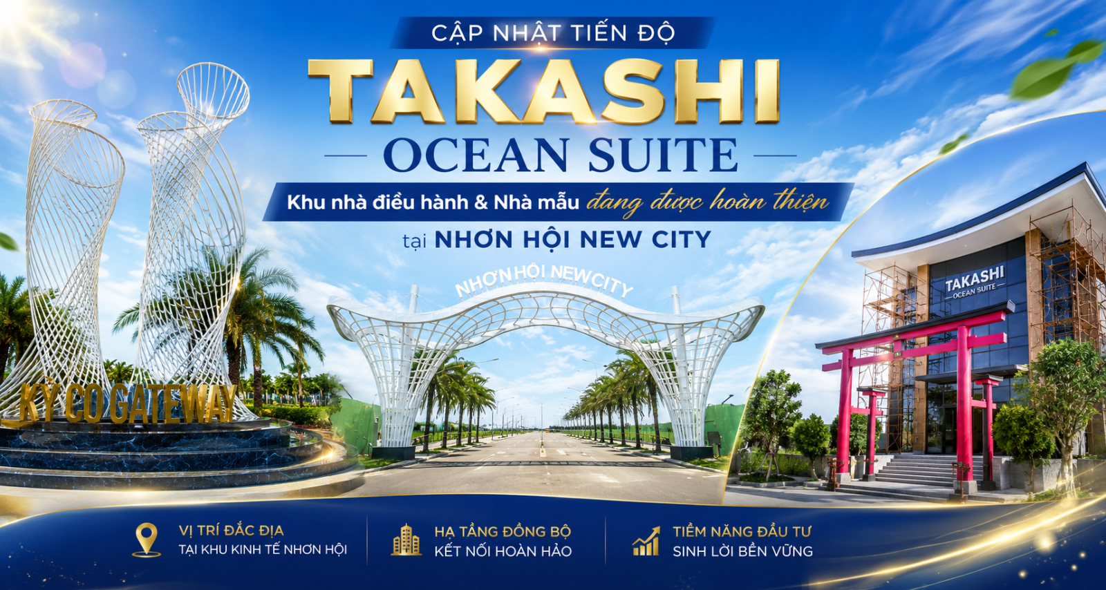 Nhà mẫu Takashi Ocean Suite thay đổi diện mạo tại Nhơn Hội New City, thu hút sự chú ý của nhà đầu tư